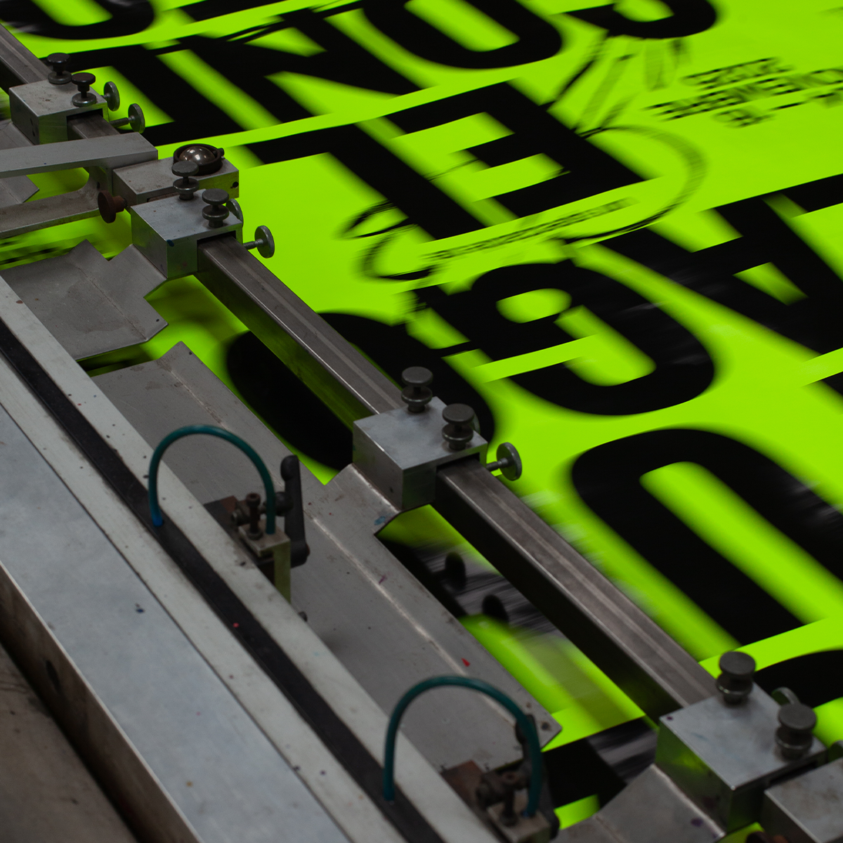 machine d'impression atelier de serigraphie