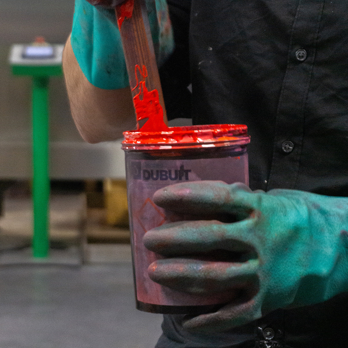 pot encre rouge