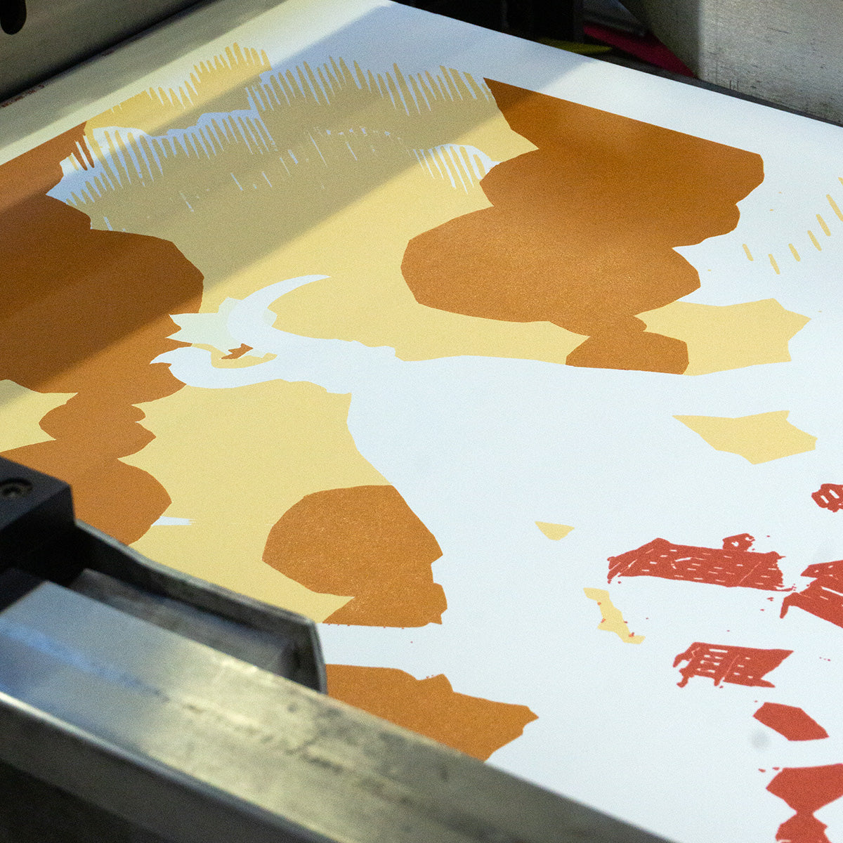 etape impression affiche hellboy